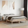 Cadre de lit 140x190 cm bois de pin massif