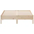 Cadre de lit 140x190 cm bois de pin massif