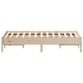 Cadre de lit 140x190 cm bois de pin massif