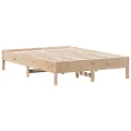 Cadre de lit 140x190 cm bois de pin massif