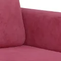 Fauteuil Rouge bordeaux 60 cm Velours
