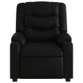 Fauteuil inclinable Noir Similicuir