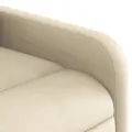 Fauteuil inclinable Crème Tissu