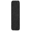 Tapis d'escalier 15 pcs 75x20 cm Anthracite Rectangulaire