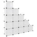 Cubes de rangement 15 pcs Transparent PP
