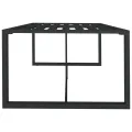 Table à dîner d'extérieur Anthracite 120x60x66 cm Aluminium