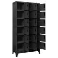 Armoire à casiers Anthracite 90x40x180 cm Acier