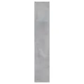 Armoire à chaussures gris béton 54x34x183 cm bois d'ingénierie