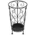 Porte-parapluie Style vintage Métal 26 x 46 cm Noir