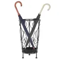 Porte-parapluie Style vintage Métal 26 x 46 cm Noir