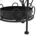 Porte-parapluie Style vintage Métal 26 x 46 cm Noir