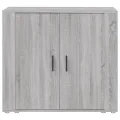 Buffet Sonoma gris 80x33x70 cm Bois d'ingénierie