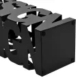 Porte-parapluie Design Acier Noir