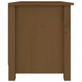 Banc à chaussures Marron miel 70x38x45,5 cm Pin massif