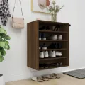 Meuble à chaussures Chêne marron 60x35x70 cm Bois d'ingénierie