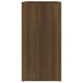 Meuble à chaussures Chêne marron 60x35x70 cm Bois d'ingénierie