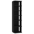 Armoire à chaussures Noir 27,5x27x102 cm Bois d'ingénierie
