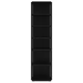 Armoire à chaussures Noir 27,5x27x102 cm Bois d'ingénierie