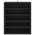 Armoire à chaussures Noir 60x35x70 cm Aggloméré