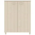 Armoire à chaussures HAMAR Marron miel 85x40x108 cm Pin massif