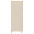Armoire à chaussures HAMAR Marron miel 85x40x108 cm Pin massif