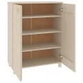 Armoire à chaussures HAMAR Marron miel 85x40x108 cm Pin massif