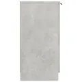 Armoire à chaussures Gris béton 59x35x70 cm Bois d'ingénierie