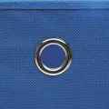 Boîtes de rangement 4 pcs Tissu intissé 28x28x28 cm Bleu