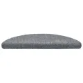 Tapis autoadhésifs de marches 5 pcs Gris clair 56x17x3 cm