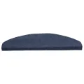 Tapis d'escalier autocollants 15 pcs 65x22,5x3,5 cm Bleu