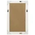 Miroir mural style baroque 50x80 cm Blanc
