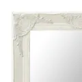 Miroir mural style baroque 50x80 cm Blanc