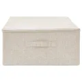 Boîte de rangement Tissu 70x40x18 cm Crème