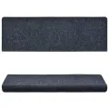 Tapis d'escalier 5 pcs Tissu aiguilleté 65x21x4 cm Anthracite