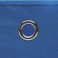 Boîtes de rangement 10 pcs Tissu intissé 28x28x28 cm Bleu