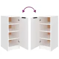 Armoire à chaussures Blanc 30x35x70 cm Bois d'ingénierie