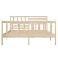 Cadre de lit Bois massif 120x190 cm Petit Double
