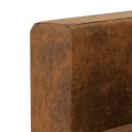 Canapé à 2 places 137 x 73 x 82 cm Cuir daim artificiel