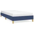 Cadre de lit Bleu 80x200 cm Tissu