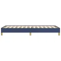 Cadre de lit Bleu 80x200 cm Tissu