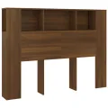 Armoire de tête de lit Chêne marron 140x18,5x104,5 cm