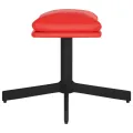 Repose-pied Rouge 60x60x36 cm Similicuir