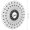 Horloge murale Métal 43 cm Noir