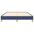 Cadre de lit Bleu 140 x 200 cm Tissu