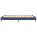 Cadre de lit Bleu 140 x 200 cm Tissu