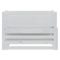 Lit coulissant Blanc Bois de pin massif 2x(90x200) cm