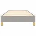 cadre de lit Gris clair 100x200 cm Tissu