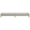 cadre de lit Gris clair 100x200 cm Tissu