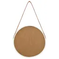Miroir mural avec sangle 40 cm Blanc