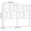 Tête de lit 126x4x104 cm Bois massif de pin